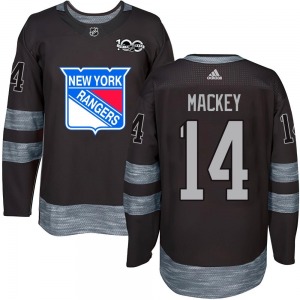 Connor Mackey New York Rangers Youth Authentic 1917-2017 100th Anniversary Jersey (Black)