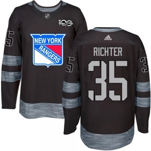 Mike Richter New York Rangers Youth Authentic 1917-2017 100th Anniversary Jersey (Black)