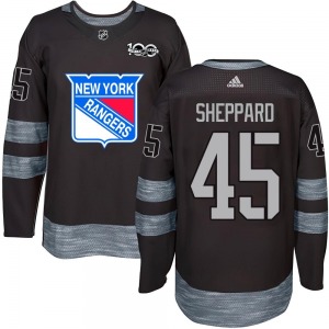 James Sheppard New York Rangers Youth Authentic 1917-2017 100th Anniversary Jersey (Black)