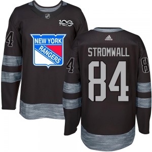 Malte Stromwall New York Rangers Youth Authentic 1917-2017 100th Anniversary Jersey (Black)