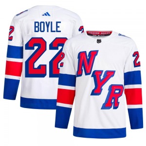Dan Boyle New York Rangers Adidas Authentic 2024 Stadium Series Primegreen Jersey (White)