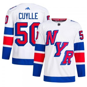 Will Cuylle New York Rangers Adidas Authentic 2024 Stadium Series Primegreen Jersey (White)