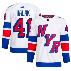 Jaroslav Halak New York Rangers Adidas Authentic 2024 Stadium Series Primegreen Jersey (White)