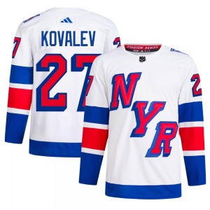 Alex Kovalev New York Rangers Adidas Authentic 2024 Stadium Series Primegreen Jersey (White)