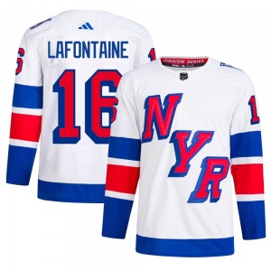 Pat Lafontaine New York Rangers Adidas Authentic 2024 Stadium Series Primegreen Jersey (White)