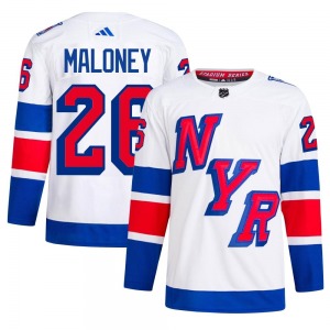 Dave Maloney New York Rangers Adidas Authentic 2024 Stadium Series Primegreen Jersey (White)