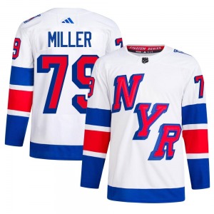 K'Andre Miller New York Rangers Adidas Authentic 2024 Stadium Series Primegreen Jersey (White)