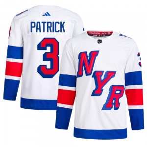 James Patrick New York Rangers Adidas Authentic 2024 Stadium Series Primegreen Jersey (White)