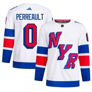 Gabriel Perreault New York Rangers Adidas Authentic 2024 Stadium Series Primegreen Jersey (White)