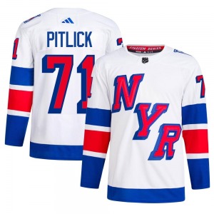 Tyler Pitlick New York Rangers Adidas Authentic 2024 Stadium Series Primegreen Jersey (White)