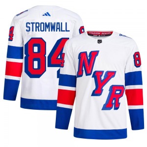 Malte Stromwall New York Rangers Adidas Authentic 2024 Stadium Series Primegreen Jersey (White)