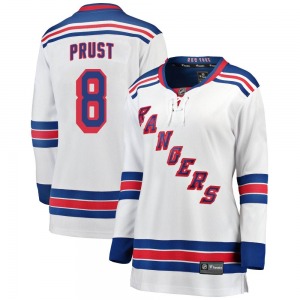 Brandon Prust New York Rangers Fanatics Branded Women's Breakaway Away Jersey (White)
