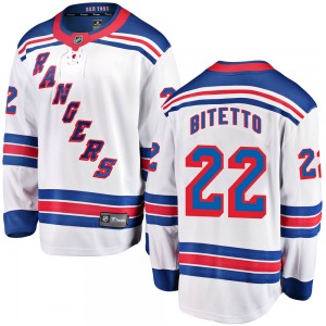 Anthony Bitetto New York Rangers Fanatics Branded Breakaway Away Jersey (White)