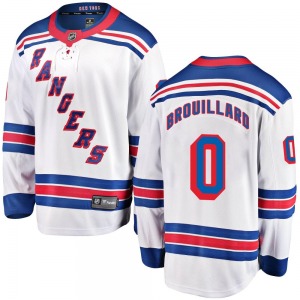 Nikolas Brouillard New York Rangers Fanatics Branded Breakaway Away Jersey (White)