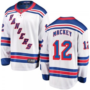 Connor Mackey New York Rangers Fanatics Branded Breakaway Away Jersey (White)