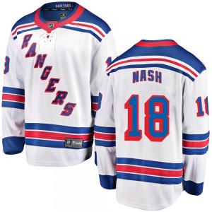 Riley Nash New York Rangers Fanatics Branded Breakaway Away Jersey (White)