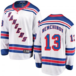Sergei Nemchinov New York Rangers Fanatics Branded Breakaway Away Jersey (White)