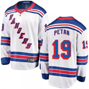 Nic Petan New York Rangers Fanatics Branded Breakaway Away Jersey (White)