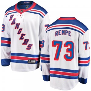 Matt Rempe New York Rangers Fanatics Branded Breakaway Away Jersey (White)