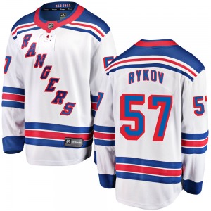 Yegor Rykov New York Rangers Fanatics Branded Breakaway Away Jersey (White)