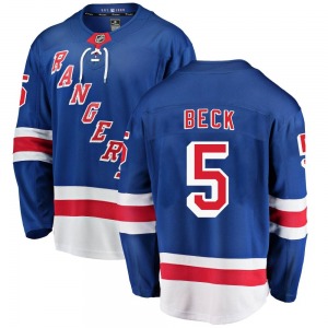Barry Beck New York Rangers Fanatics Branded Breakaway Home Jersey (Blue)