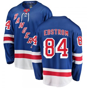 Adam Edstrom New York Rangers Fanatics Branded Breakaway Home Jersey (Blue)