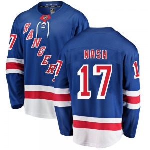 Riley Nash New York Rangers Fanatics Branded Breakaway Home Jersey (Blue)