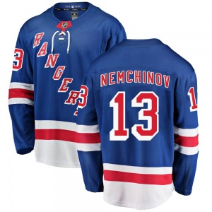 Sergei Nemchinov New York Rangers Fanatics Branded Breakaway Home Jersey (Blue)