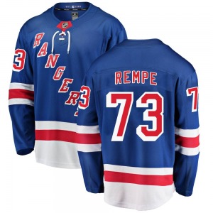 Matt Rempe New York Rangers Fanatics Branded Breakaway Home Jersey (Blue)