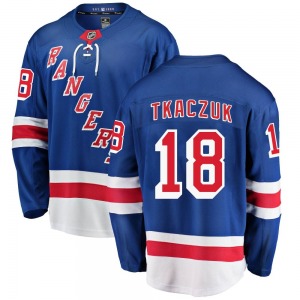 Walt Tkaczuk New York Rangers Fanatics Branded Breakaway Home Jersey (Blue)