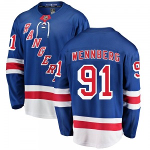 Alex Wennberg New York Rangers Fanatics Branded Breakaway Home Jersey (Blue)