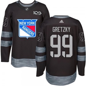 Wayne Gretzky New York Rangers Authentic 1917-2017 100th Anniversary Jersey (Black)