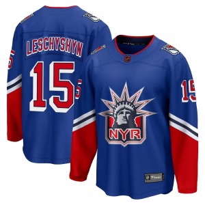 Jake Leschyshyn New York Rangers Fanatics Branded Breakaway Special Edition 2.0 Jersey (Royal)