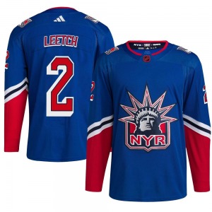 Brian Leetch New York Rangers Adidas Authentic Reverse Retro 2.0 Jersey (Royal)