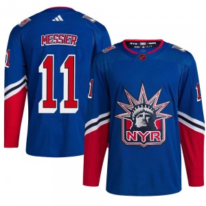 Mark Messier New York Rangers Adidas Authentic Reverse Retro 2.0 Jersey (Royal)