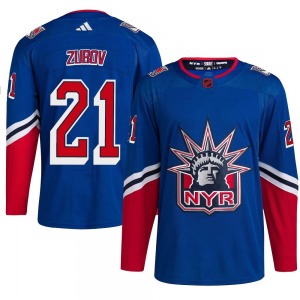 Sergei Zubov New York Rangers Adidas Authentic Reverse Retro 2.0 Jersey (Royal)