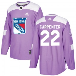 Ryan Carpenter New York Rangers Adidas Authentic Fights Cancer Practice Jersey (Purple)