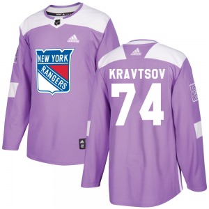 Vitali Kravtsov New York Rangers Adidas Authentic Fights Cancer Practice Jersey (Purple)