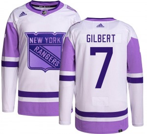 Rod Gilbert New York Rangers Adidas Authentic Hockey Fights Cancer Jersey