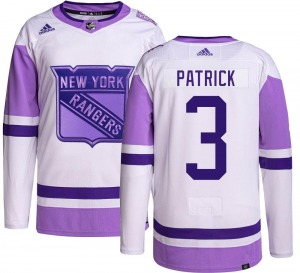 James Patrick New York Rangers Adidas Authentic Hockey Fights Cancer Jersey