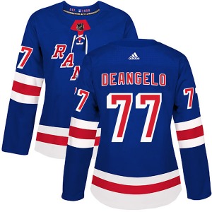 Tony DeAngelo New York Rangers Adidas Women's Authentic Home Jersey (Royal Blue)