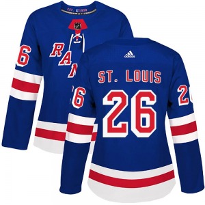 Martin St. Louis New York Rangers Adidas Women's Authentic Home Jersey (Royal Blue)