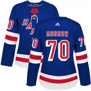 Joe Morrow New York Rangers Adidas Women's Authentic Home Jersey (Royal Blue)