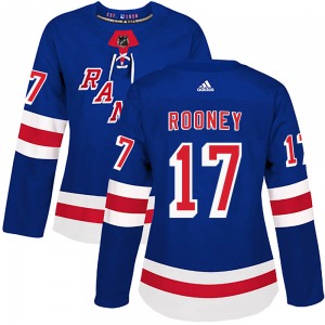 Kevin Rooney New York Rangers Adidas Women's Authentic Home Jersey (Royal Blue)