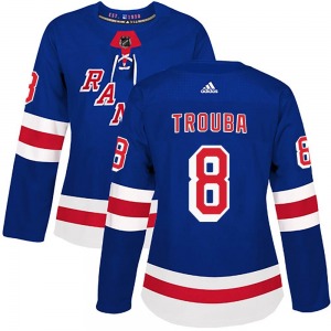 Jacob Trouba New York Rangers Adidas Women's Authentic Home Jersey (Royal Blue)
