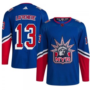 Alexis Lafreniere New York Rangers Adidas Youth Authentic Reverse Retro 2.0 Jersey (Royal)