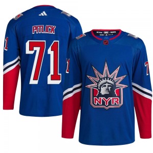 Tyler Pitlick New York Rangers Adidas Youth Authentic Reverse Retro 2.0 Jersey (Royal)