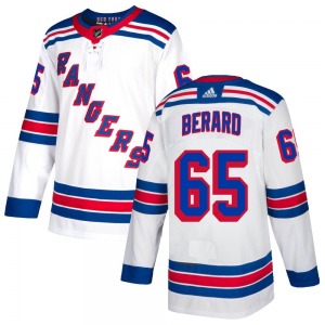 Brett Berard New York Rangers Adidas Youth Authentic Jersey (White)