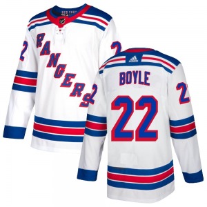 Dan Boyle New York Rangers Adidas Youth Authentic Jersey (White)