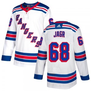 Jaromir Jagr New York Rangers Adidas Youth Authentic Jersey (White)